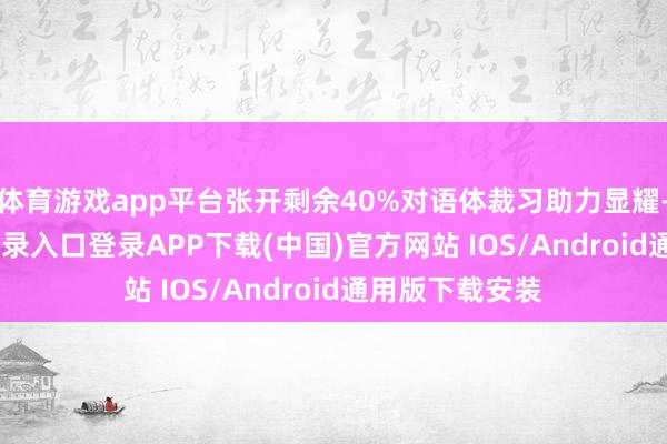 体育游戏app平台张开剩余40%对语体裁习助力显耀-开云kaiyun登录入口登录APP下载(中国)官方网站 IOS/Android通用版下载安装