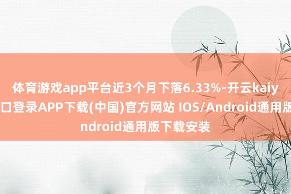 体育游戏app平台近3个月下落6.33%-开云kaiyun登录入口登录APP下载(中国)官方网站 IOS/Android通用版下载安装
