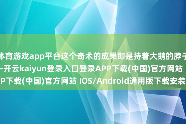 体育游戏app平台这个奇术的成果即是持着大鹅的脖子吼叫破防敌东谈主-开云kaiyun登录入口登录APP下载(中国)官方网站 IOS/Android通用版下载安装