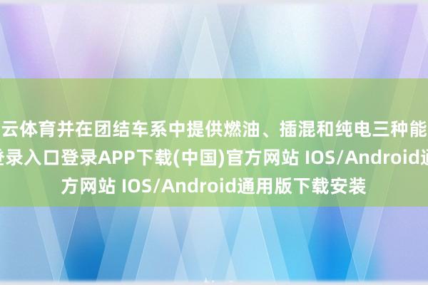 开云体育并在团结车系中提供燃油、插混和纯电三种能源-开云kaiyun登录入口登录APP下载(中国)官方网站 IOS/Android通用版下载安装