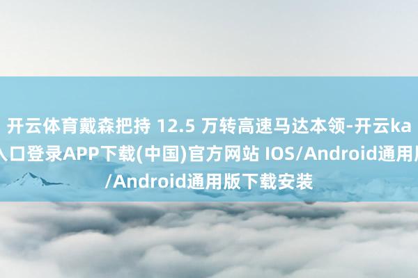 开云体育戴森把持 12.5 万转高速马达本领-开云kaiyun登录入口登录APP下载(中国)官方网站 IOS/Android通用版下载安装