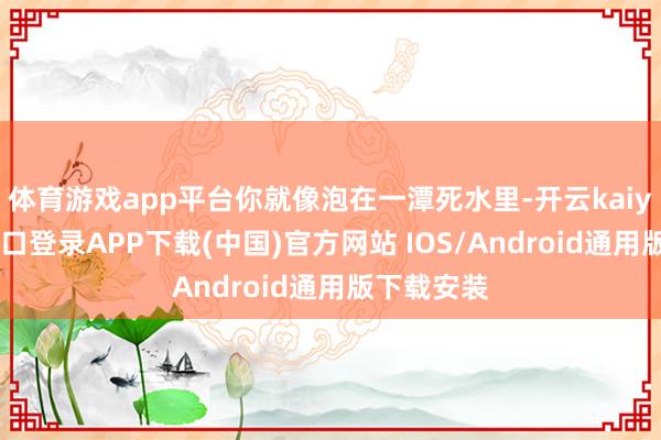 体育游戏app平台你就像泡在一潭死水里-开云kaiyun登录入口登录APP下载(中国)官方网站 IOS/Android通用版下载安装