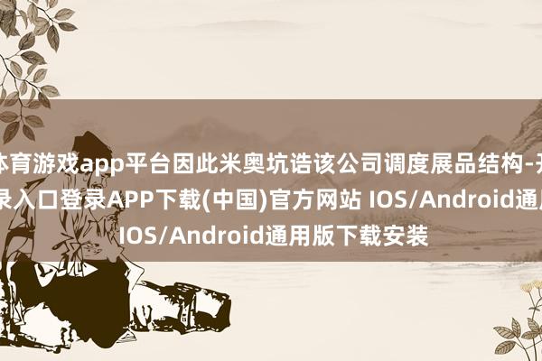 体育游戏app平台因此米奥坑诰该公司调度展品结构-开云kaiyun登录入口登录APP下载(中国)官方网站 IOS/Android通用版下载安装